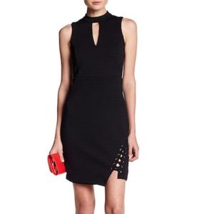 NWT BEBE BODYCON DRESS - BLACK - SIZE 4